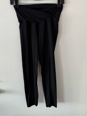 American Eagle Outfitters Black Fold-Over Waist Leggings